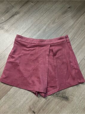 Forever 21 Rose Mauve Wrap-Front Skort